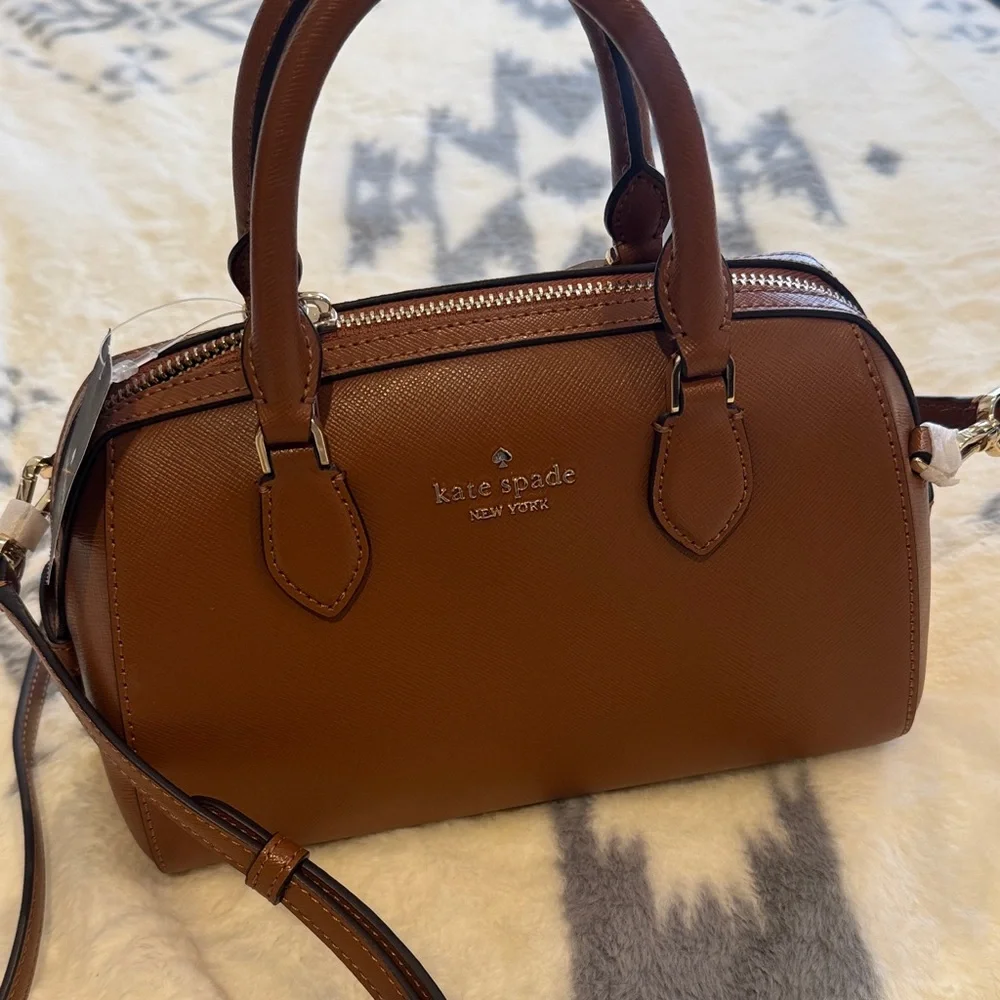 Kate Spade Tan Leather Satchel - Picture 1 of 4